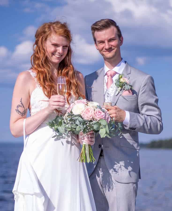Jesper och Angelicas bröllop 2025 i Hova.